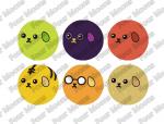 Mameshiba Button Set (6)