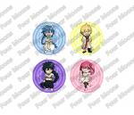 Magi: The Labyrinth of Magic Button Set (4)