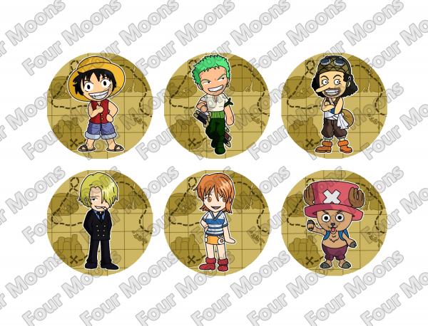 One Piece Button Set (6)