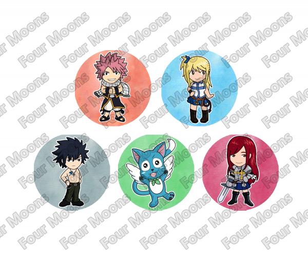 Fairy Tail Button Set (5) picture