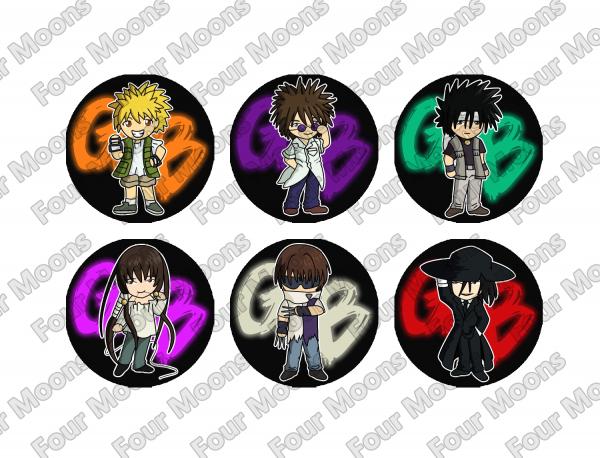 GetBackers Button Set (6)