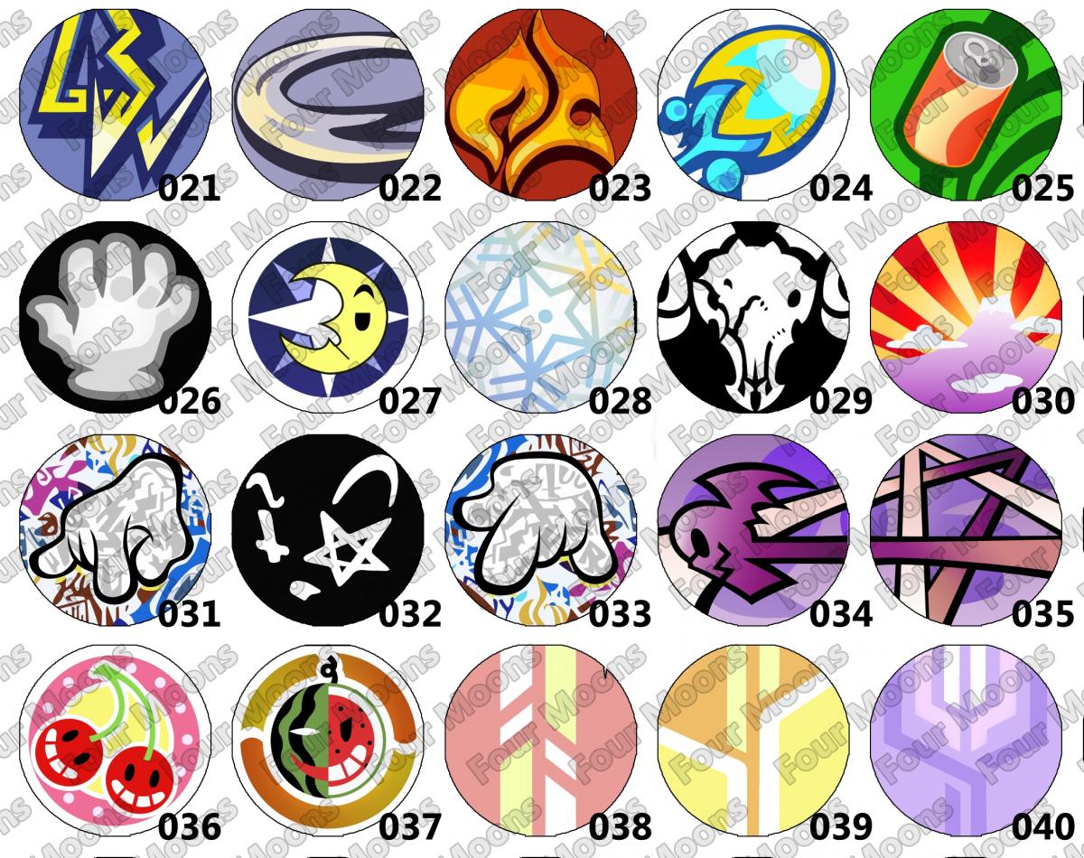 The World Ends With You (TWEWY) Pin Replicas, Pick any 3 picture