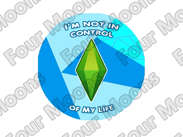 The Sims "Not In Control" Button picture