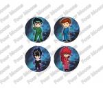 Yu Yu Hakusho Button Set (4)