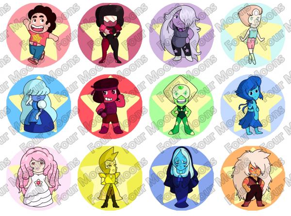 Steven Universe Button Set (12) picture