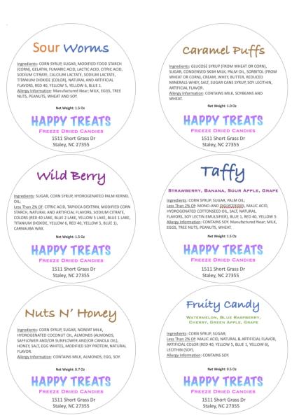 Happy Freezy Treats LLC