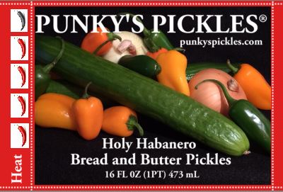 Habanero Bread and Butter Pickles