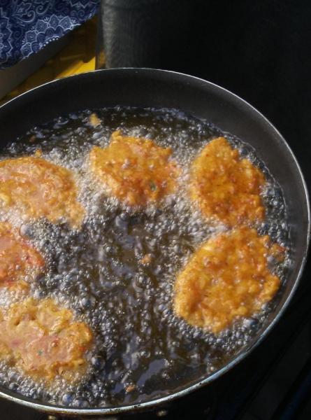 Conch Fritter/Sweet Potato Pie/ Pigeon Peas & Rice picture