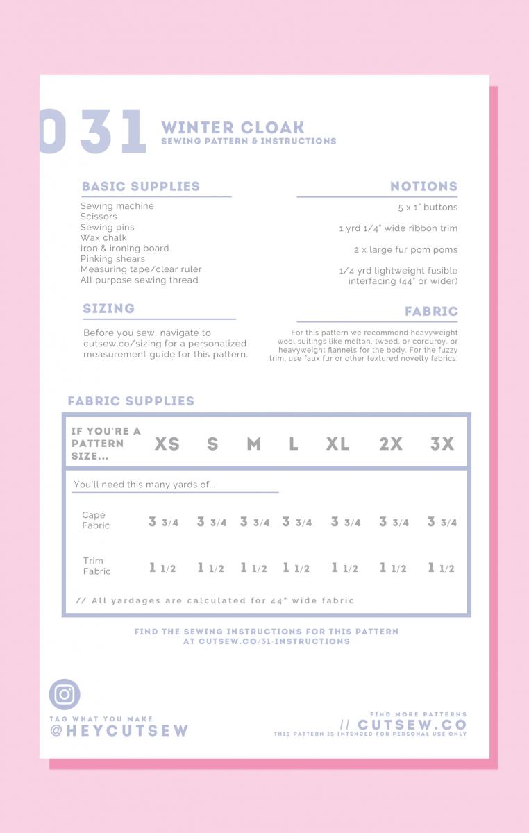 031 // WINTER CLOAK picture