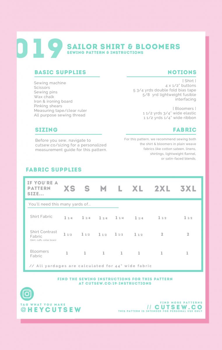 019 // SAILOR SHIRT & BLOOMERS picture