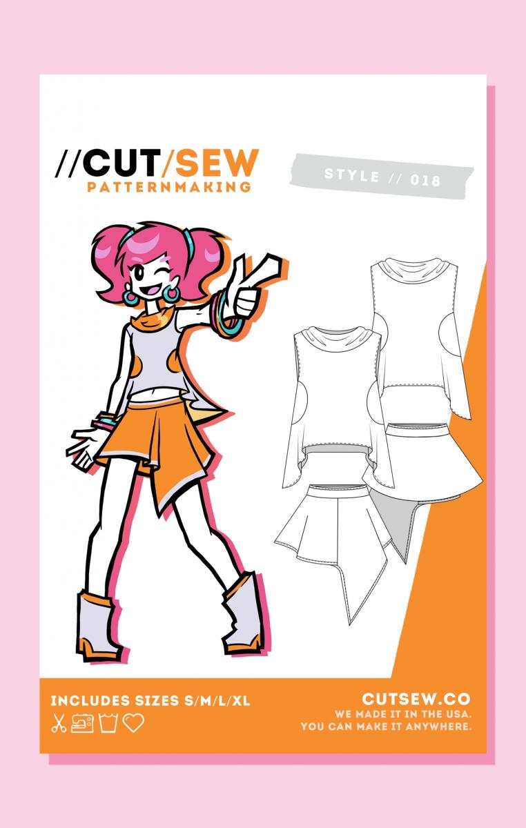 018 // DRAPED TOP & SKIRT picture