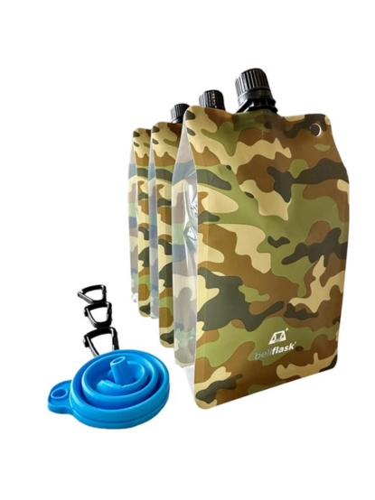 15 oz. Bellflask Plastic Flask - Various Styles picture