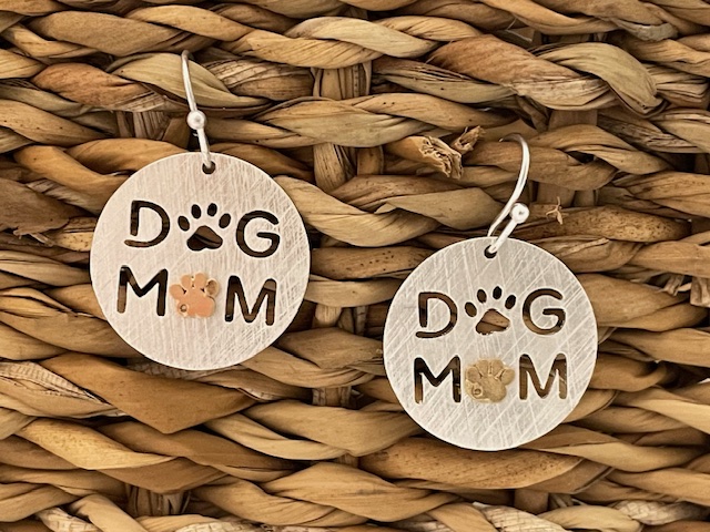Dog Mom Earrings - Various Colors picture