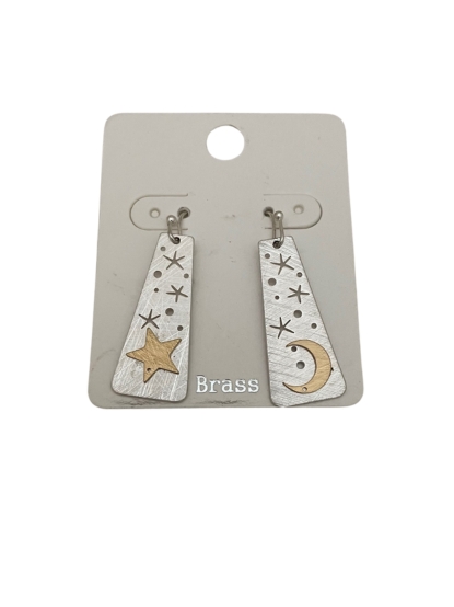Star and Moon Earrings - Various Colors picture
