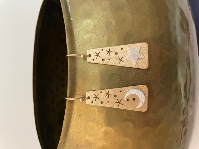Star and Moon Earrings - Various Colors picture