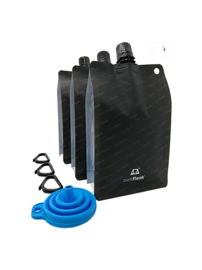 15 oz. Bellflask Plastic Flask - Various Styles picture