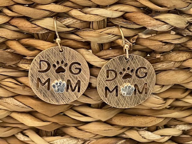 Dog Mom Earrings - Various Colors picture
