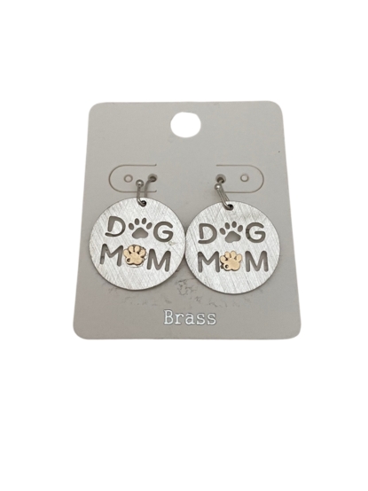 Dog Mom Earrings - Various Colors