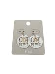 Cat Mom Earrings - Various Colors