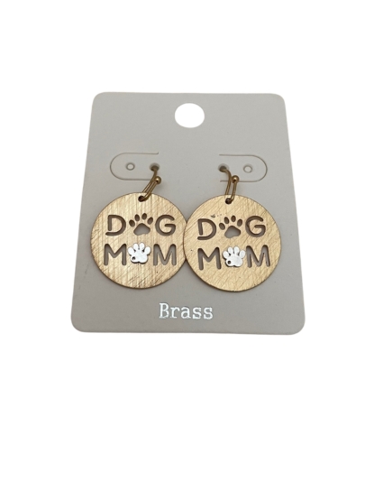 Dog Mom Earrings - Various Colors picture