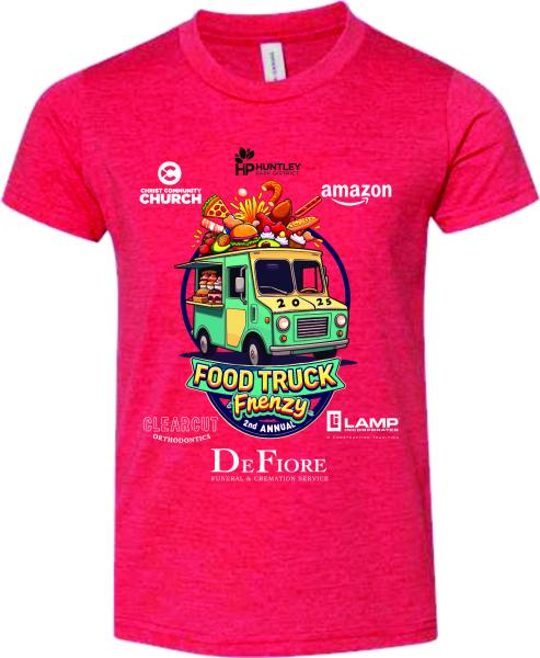 2025 Food Truck Frenzy Kids T-Shirt