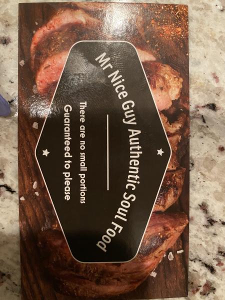 Mr Nice Guy Authentic Soul Food
