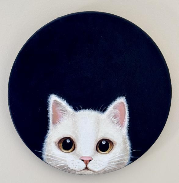 Peeking Cat