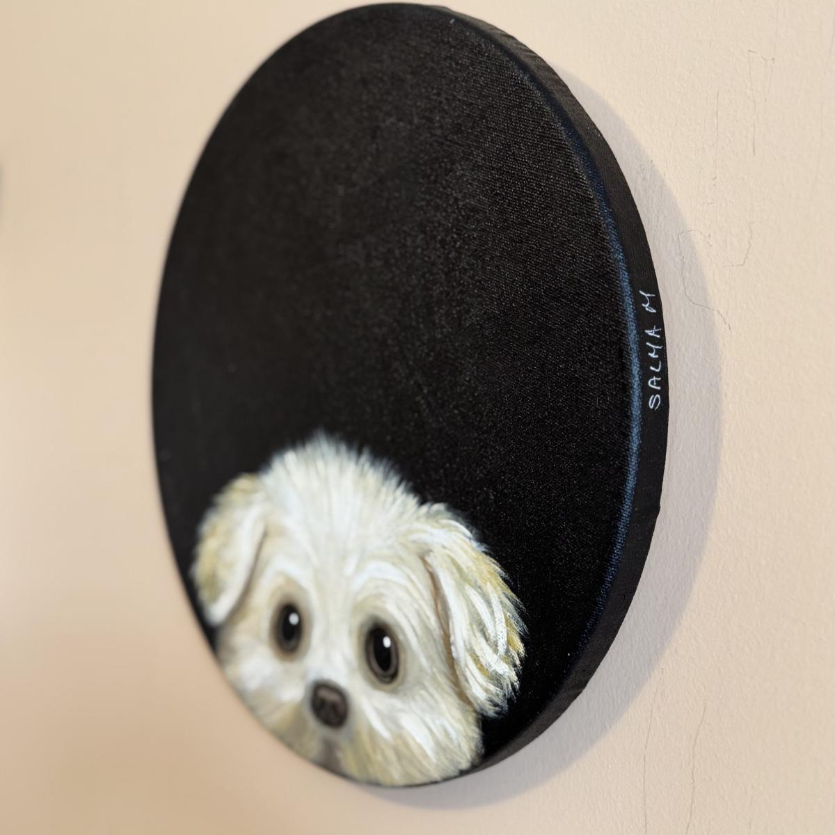 Peeking Pup picture