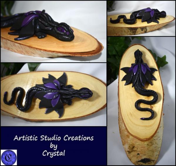 Black Clay Dragon Art 1-119 picture