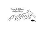 Threaded Peaks Embroidery