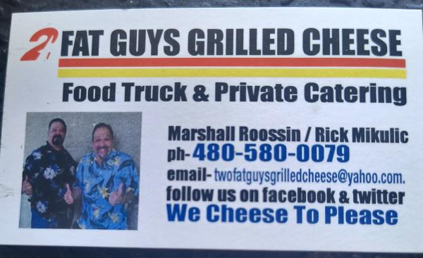 2 Fat Guys Grilled cheese truck