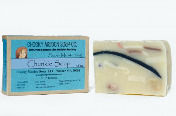 CHUNKIE SOAP: PEPPERMINT + LAVENDER 4.5 OZ. picture