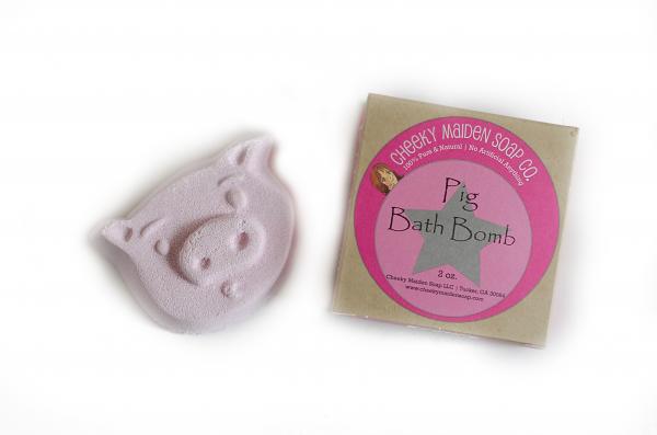 BATH BOMB FOR KIDS PINK PIG LAVENDER 2 OZ. picture