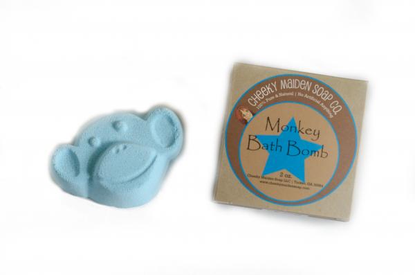 BATH BOMB FOR KIDS BLUE MONKEY LAVENDER 2 OZ. picture