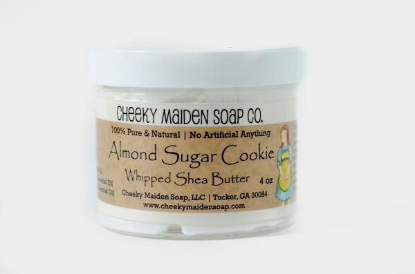 4 OZ WHIPPED SHEA BUTTER: ALMOND SUGAR COOKIE