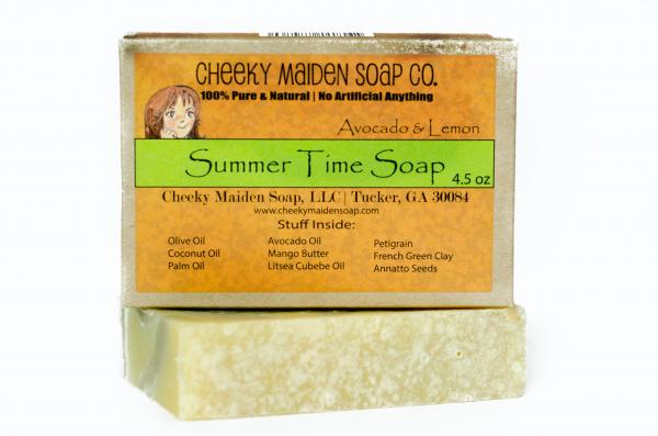 SUMMERTIME SOAP: AVOCADO + LEMON 4.5 OZ. picture