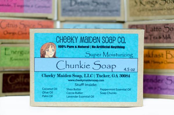 CHUNKIE SOAP: PEPPERMINT + LAVENDER 4.5 OZ. picture