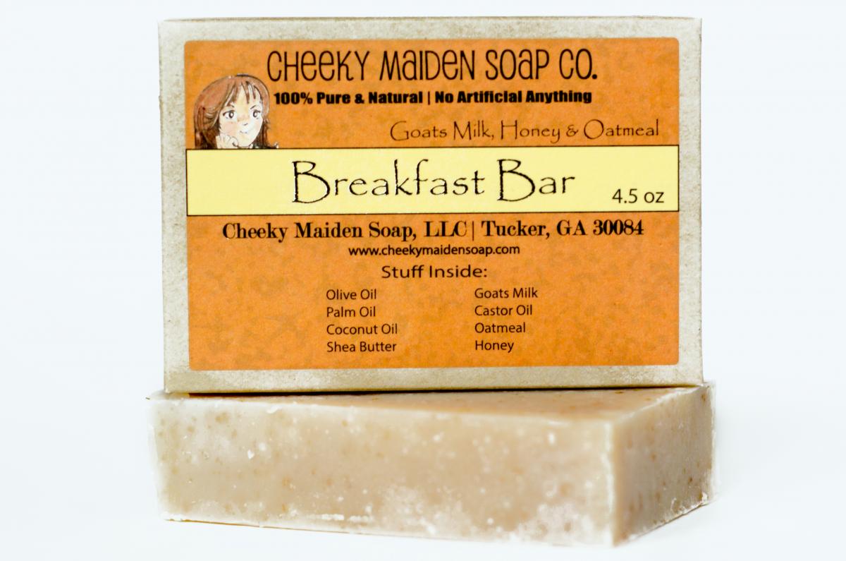 BREAKFAST BAR SOAP: GOAT'S MILK, HONEY + OATMEAL 4.5 OZ. picture