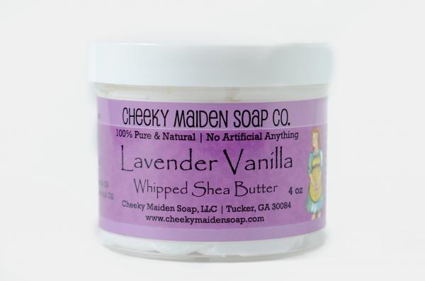 4 OZ WHIPPED SHEA BUTTER: LAVENDER VANILLA