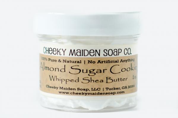 2 OZ WHIPPED SHEA BUTTER: ALMOND SUGAR COOKIE
