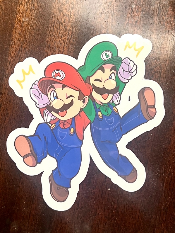Mario and Luigi Sticker picture