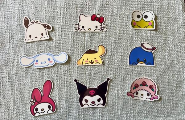 Mini Sanrio Peeker Stickers picture