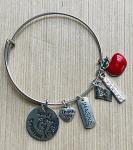 Thank You Teacher Appreciation Gift Charm Bracelet It Takes A Big Heart To Teach Little Minds