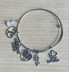 Military Wife I Love My Soldier Women’s Charm Bracelet