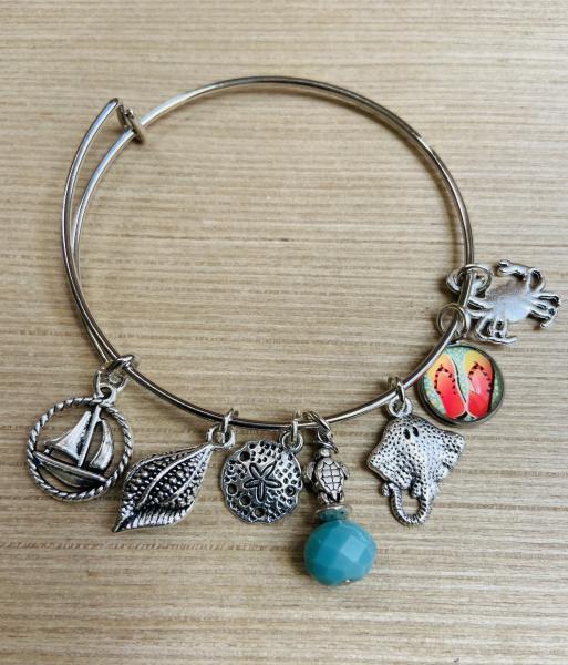 Women’s Beach Theme Sailboat Charm Bracelet picture