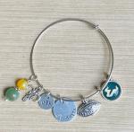 USF Bulls University of South Florida Women’s Charm Bracelet