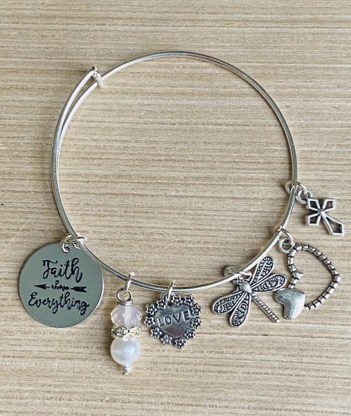 Faith Above Everything Women’s Charm Bracelet Love picture