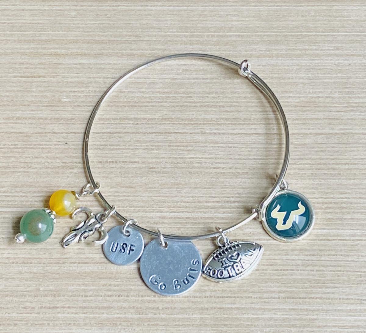 USF Bulls University of South Florida Women’s Charm Bracelet picture