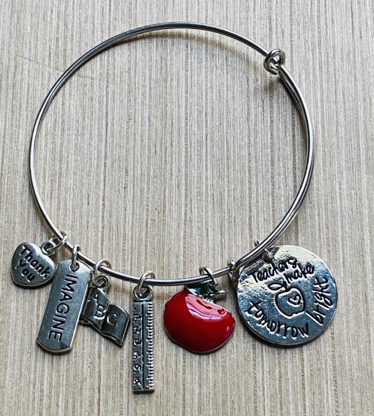 Teachers Make Tomorrow Bright Appreciation Charm Bracelet picture