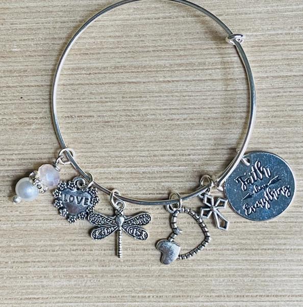 Faith Above Everything Women’s Charm Bracelet Love picture